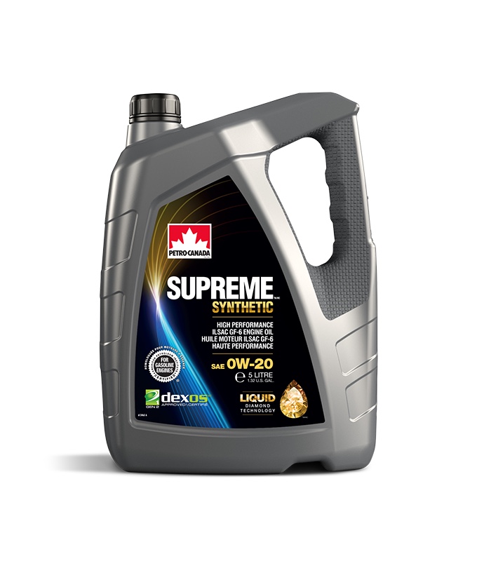 Масло моторное Petro-Canada Supreme Synthetic 0W-20 5 л, Масла моторные